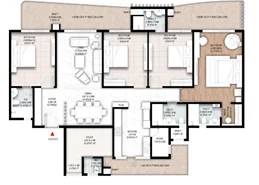 4 BHK Floor Plan